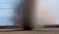 Konya’da tarlada korkutan görüntü! Hortum gökyüzüne böyle yükseldi