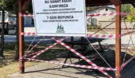 Konya’da kamelyaya asılan yazı dikkat çekti! 7 gün boyunca sergilenecek