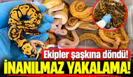 Ekipler şaşkına döndü! İnanılmaz yakalama