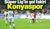 Konyaspor, Süper Lig'in gol fakiri konumunda! Forvetler suskun