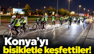 Konya’yı bisikletle keşfettiler!