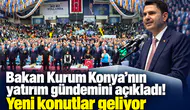 Bakan Kurum Konya’nın yatırım gündemini açıkladı! Yeni konutlar geliyor