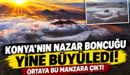 Konya’nın nazar boncuğu yine büyüledi! Ortaya bu manzara çıktı