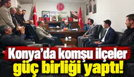 Konya’da komşu ilçeler güç birliği yaptı!