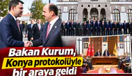 Bakan Kurum, Konya protokolüyle bir araya geldi