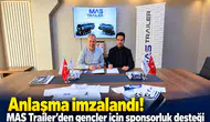 Anlaşma imzalandı! MAS Trailer’den gençler için sponsorluk desteği