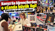 Konya’da öğrencilerden o standa büyük ilgi! Yayınlar takviye ediliyor
