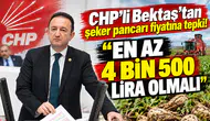 CHP’li Bektaş’tan şeker pancarı fiyatına tepki! En az 4 bin 500 lira olmalı