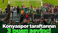Konyaspor taraftarından müthiş destek