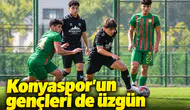 Konyaspor'un gençleri de üzgün döndü!