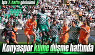 Konyaspor küme düşme hattında! İşte Süper Lig'de 7. hafta görünümü