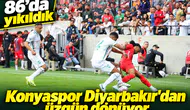 Konyaspor, Diyarbakır’dan üzgün dönüyor! 86'da yıkıldık