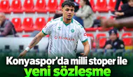 Konyaspor'da milli stoper ile yeni sözleşme
