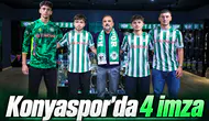 Konyaspor'da 4 genç oyuncu ile profesyonel sözleşme yapıldı