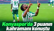Konyaspor'da 3 puanın kahramanı konuştu! Gururluyum