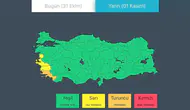 Çevre Şehircilik ve İklim Değişikliği Bakanlığı'ndan 3 il için şiddetli yağış uyarısı