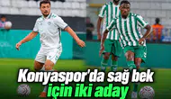 Konyaspor'da sağ bek için iki aday var