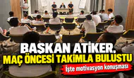 Konyaspor'da Başkan Atiker, kritik maç öncesi takımla toplantı yaptı! İşte motivasyon konuşması