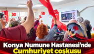 Konya Numune Hastanesi’nde Cumhuriyet coşkusu