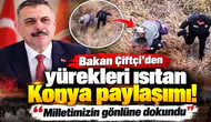 Bakan Çiftçi’den yürekleri ısıtan Konya paylaşımı! “Milletimizin gönlüne dokundu”