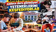 Konya’da çocuklar sadece ders görmüyor! Yeteneklerini keşfediyorlar
