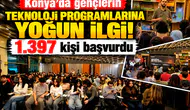 Konya’da gençlerin teknoloji programlarına yoğun ilgi! 1.397 kişi başvurdu