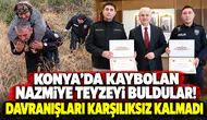 Konya’da kaybolan Nazmiye teyzeyi buldular! Davranışları karşılıksız kalmadı