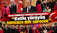 Konya Valiliğinden Cumhuriyet Resepsiyonu: "Kutlu yürüyüş sonsuza dek sürecek"
