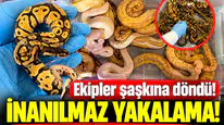 Ekipler şaşkına döndü! İnanılmaz yakalama