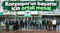 Konyaspor'un başarısı için ortak mesaj