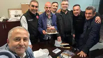 Konya’da dostluk dolu kutlama! Başkan Baranok’un mutlu günü