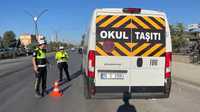 Karaman'da okul servislerine denetim