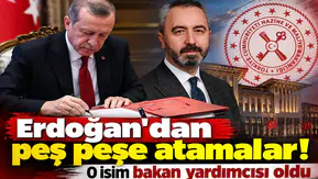 Erdoğan'dan peş peşe atamalar! O isim bakan yardımcısı oldu