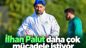 Konyaspor yedek kulübesinden katkı alamıyor! İlhan Palut daha çok mücadele istiyor