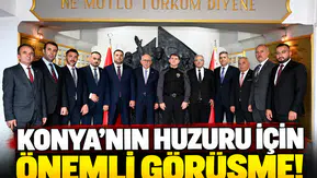 Konya’nın huzuru için önemli görüşme!
