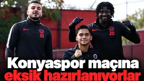 Konyaspor maçına eksik hazırlanıyorlar