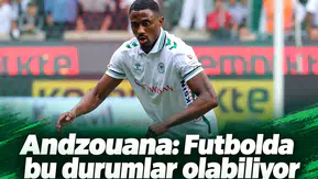 Konyasporlu Andzouana: "Futbolda bu durumlar olabiliyor"