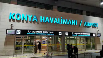 Konya Havalimanı’nın ağustos ayı yolcu trafiği belli oldu