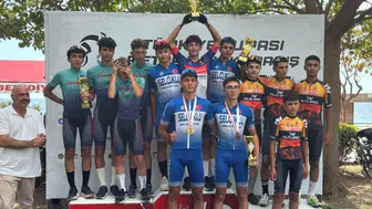 Selçuklu Belediyespor, bisiklette kürsünün ilk basamağında