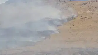 Konya’da çıkan yangın dağa sıçradı