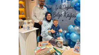 Mustafa Koçyiğit’ten oğlu Bilge Kağan’a ilk yaşında kitap mirası
