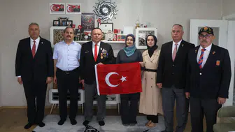 Konya’da gaziler unutulmadı! Büyükşehir Belediyesi evlerine misafir oldu