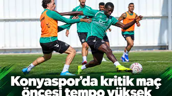 Konyaspor'da kritik maç öncesi tempo yüksek