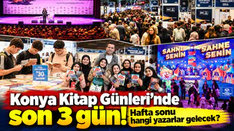 Konya Kitap Günleri’nde son 3 gün! Hafta sonu hangi yazarlar gelecek?