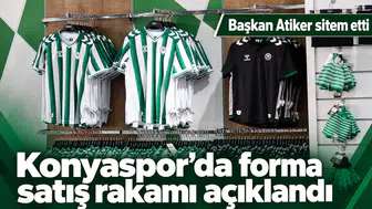 Konyaspor’da forma satış rakamı açıklandı! Başkan Atiker sitem etti