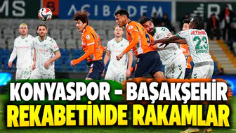 Konyaspor - Başakşehir rekabetinde rakamlar