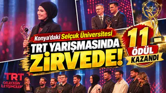Konya’daki Selçuk Üniversitesi TRT yarışmasında zirvede! 11 ödül kazandı