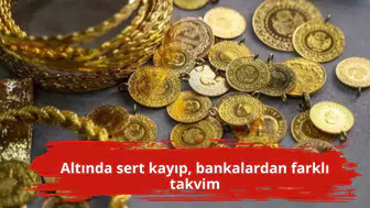 Altında sert kayıp, bankalardan farklı takvim