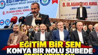 Eğitim Bir Sen Konya Şubesinde değişim günü! Anik’ten net mesaj