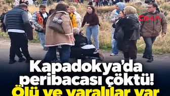 Kapadokya’da peribacası çöktü! Ölü ve yaralılar var